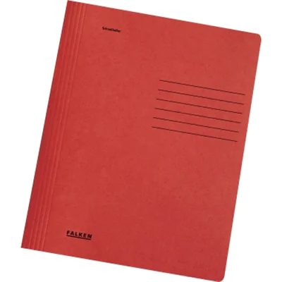 Falken Schnellhefter 26001232 A4 Karton rot