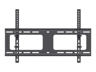 Manhattan TV & Monitor Mount, Wall, Tilt, 1 screen, Screen Sizes: 37-65", Black, VESA 200x200 to 600x400mm, Max 80kg, LFD, Lifetime Warranty - Klammer - für LCD TV - Stahl - Bildschirmgröße: 94-203 cm (37"-80") - Wandmontage