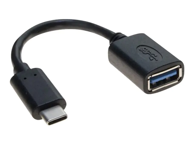 exertis Connect - USB-Adapter - 24 pin USB-C (M) zu USB Typ A (W) - USB 3.0 - 10 cm - Schwarz exertis Connect - USB-Adapter - 24 pin USB-C (M) zu USB Typ A (W) - USB 3.0 - 10 cm - Schwarz