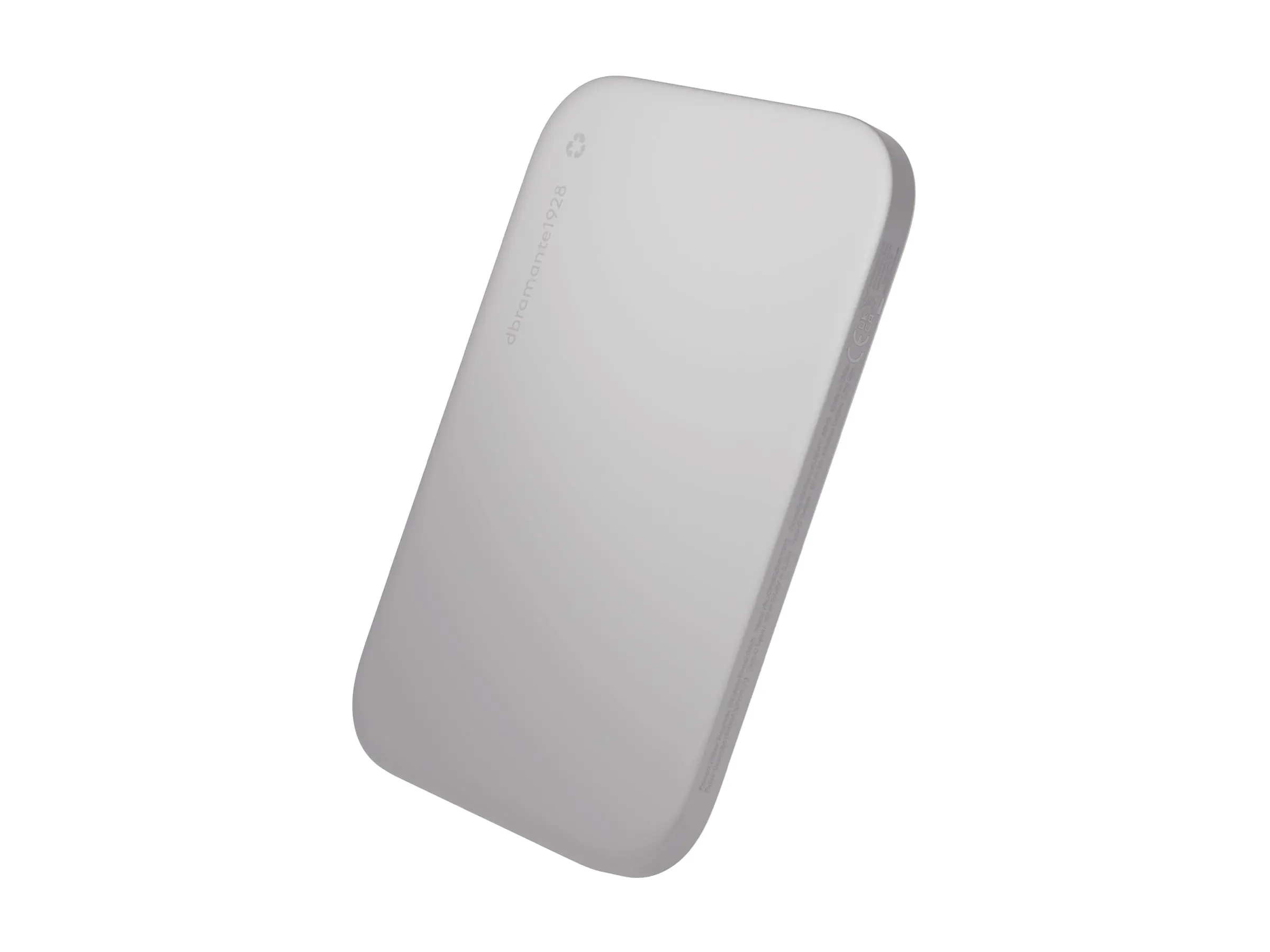 dbramante1928 re-charge - Induktive Power Bank - ultra schlank, Qi1.3 - 3000 mAh - 10 watt (USB-C) CP03ACWH7272