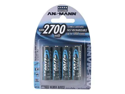 Ansmann Mignon - Batterie 4 x AA-Typ - NiMH - (wiederaufladbar) 5030842