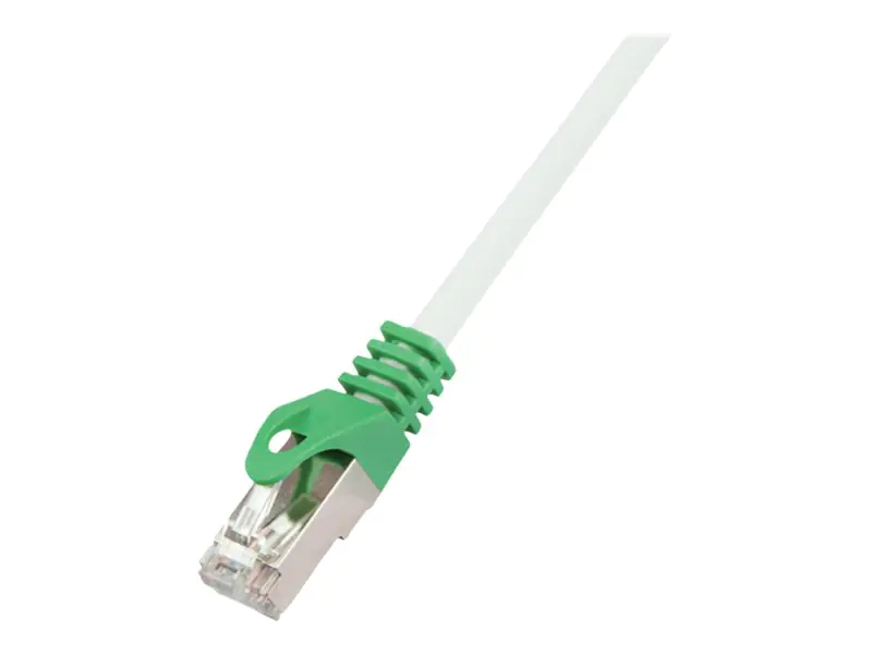 LogiLink PrimeLine - Crossover-Kabel - RJ-45 (M) zu RJ-45 (M) - 50 cm - SFTP, PiMF - CAT 6 - halogenfrei, geformt, ohne Haken - Grau