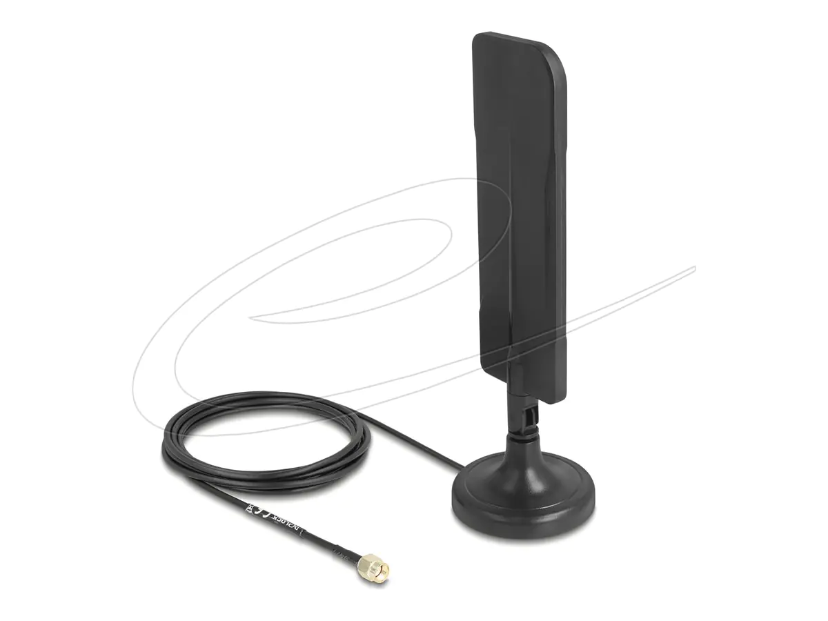 Delock Antenne - Dipol - Wi-Fi - 3 dBi - ungerichtet