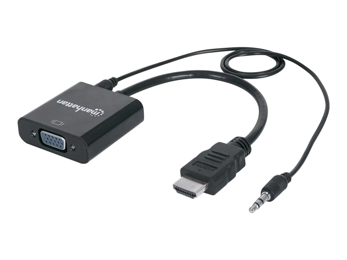 Manhattan HDMI auf VGA Konverter, HDMI-Stecker 151450