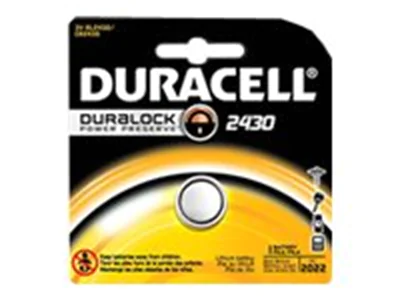Duracell Duralock 2430 - Batterie CR2430 - Li - 285 mAh Duracell Duralock 2430 - Batterie CR2430 - Li - 285 mAh