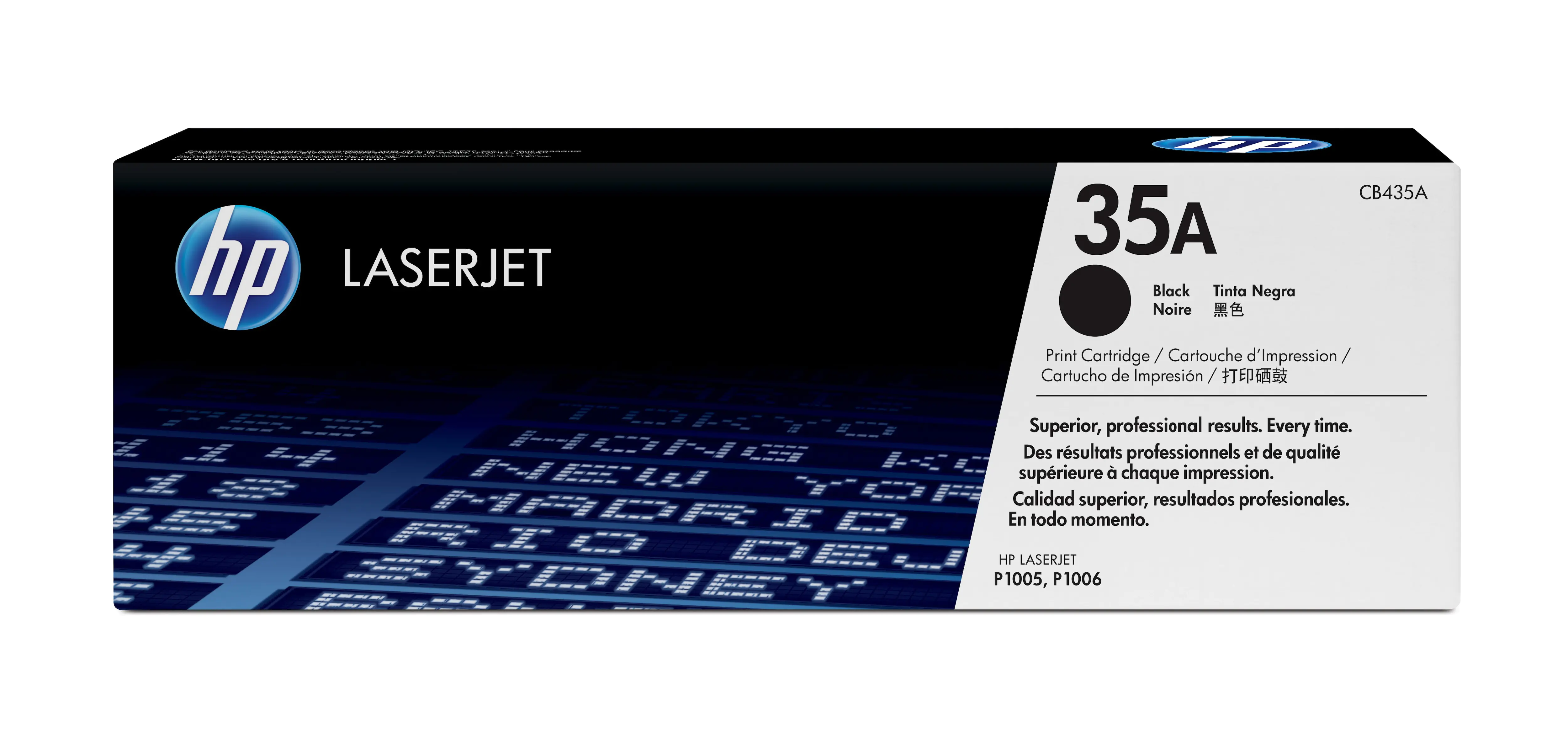 HP 35A - Schwarz - Original - LaserJet - Tonerpatrone (CB435A) - für LaserJet 1005, P1005, P1006, P1007, P1008, P1009 HP 35A - Schwarz - Original - LaserJet - Tonerpatrone (CB435A) - für LaserJet 1005, P1005, P1006, P1007, P1008, P1009