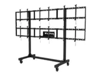 Peerless AV Portable Video Wall DS-C555-3X2 - Wagen - für 3x2 Videowand - Schwarz,