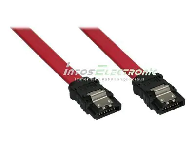 InLine - SATA-Kabel - SATA zu SATA - 30 cm - eingerastet InLine - SATA-Kabel - SATA zu SATA - 30 cm - eingerastet