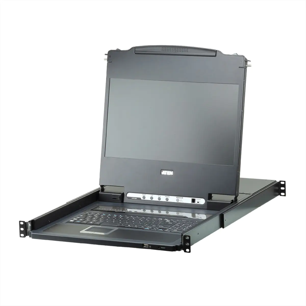 ATEN CL6708MW IT LCD 8 KVM Sw USB-DVI Italien Layout - KVM-Umschalter - 8-Port