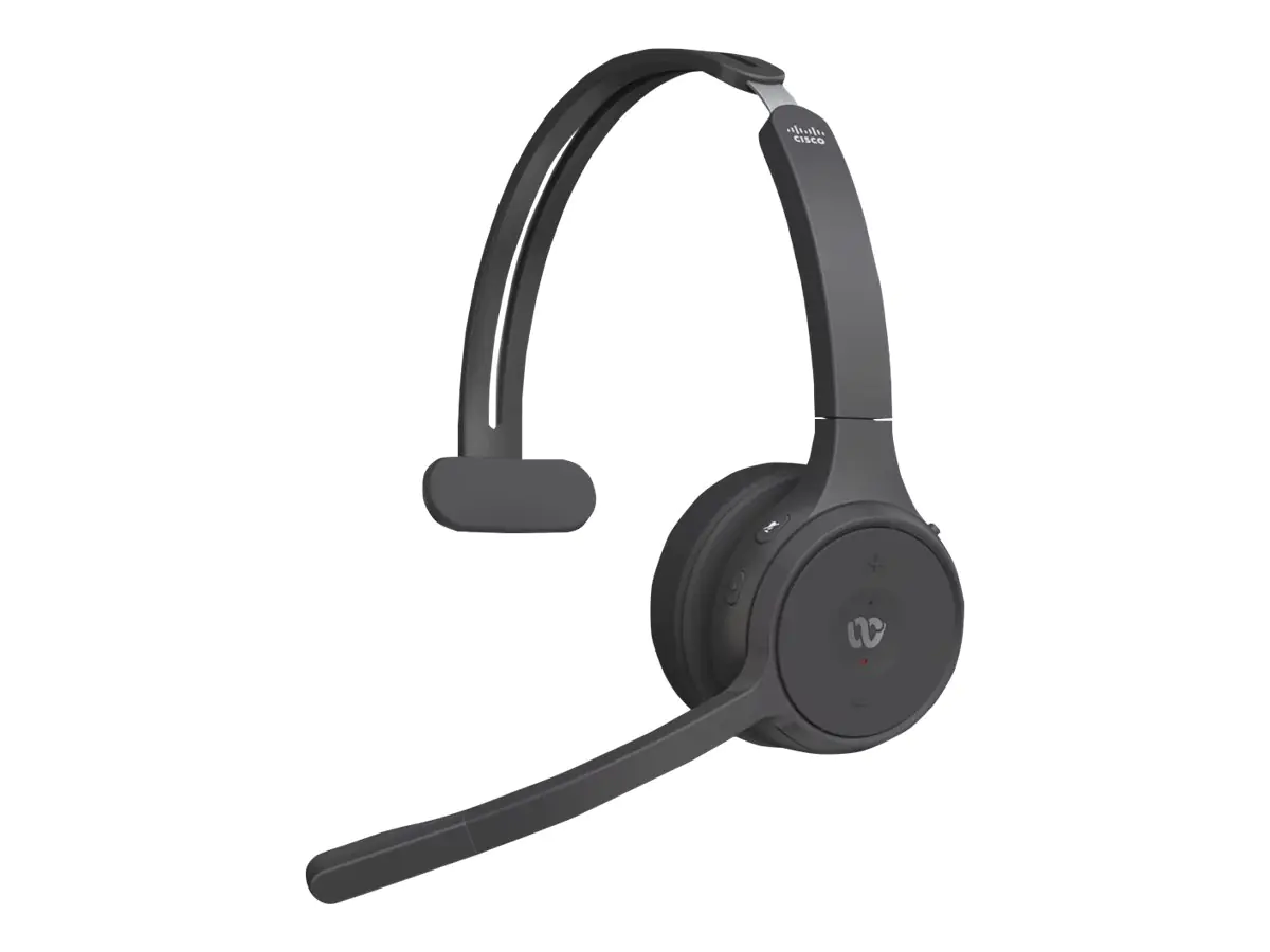 Cisco Headset 721 - Headset - On-Ear - Bluetooth - kabellos - Carbon Black - Cisco Webex Certified