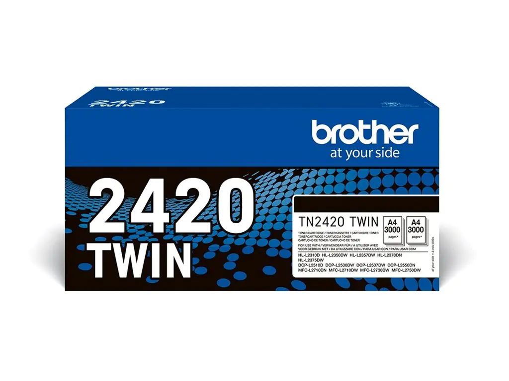 Brother TN2420 TWIN - 2er-Pack - Hohe Ergiebigkeit TN2420TWIN