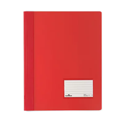 DURABLE Schnellhefter DURALUX 268003 DIN A4 Hartfolie rot DURABLE Schnellhefter DURALUX 268003 DIN A4 Hartfolie rot