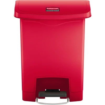Rubbermaid Tretabfalleimer Slim Jim 1883564 Kunststoff 30l rot Rubbermaid Tretabfalleimer Slim Jim 1883564 Kunststoff 30l rot