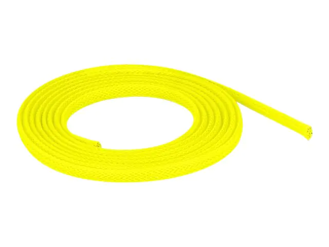 Delock Geflechtschlauch - dehnbar - 2 m - Gelb