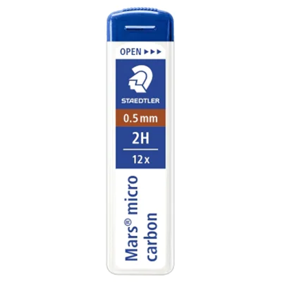 STAEDTLER Feinmine Mars micro carbon 250 05-HB 0,5mm 12 St./Pack. STAEDTLER Feinmine Mars micro carbon 250 05-HB 0,5mm 12 St./Pack.