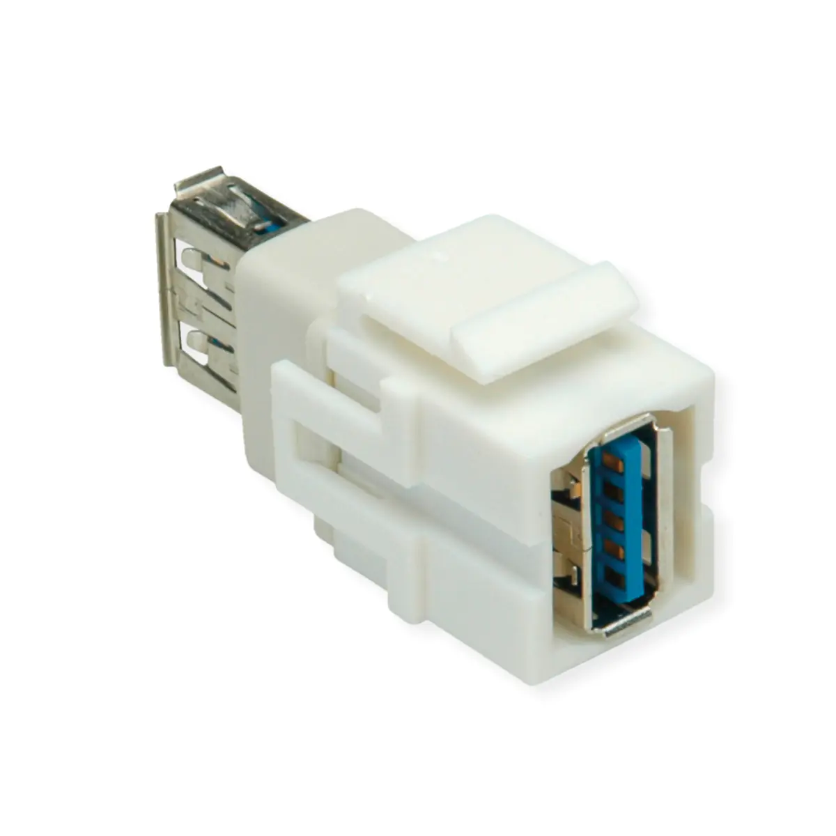 Bachmann USB A/A 3.0 Keystone Modul weiss 917.12011