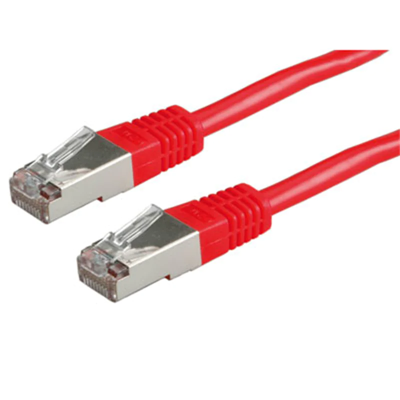 VALUE - Patch-Kabel - RJ-45 (M) zu RJ-45 (M) - 3 m - SFTP, PiMF - CAT 6 - geformt, verseilt - Rot