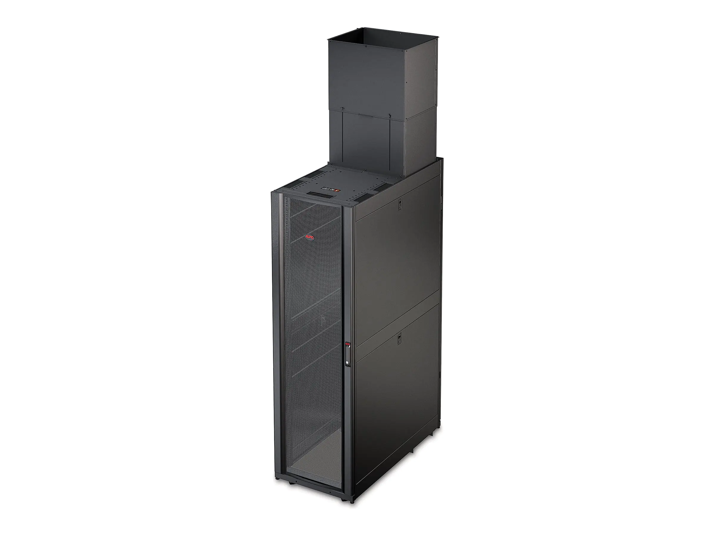 APC Rack-Abluftrohr - Schwarz - für P/N: AR3357X674 AR7754