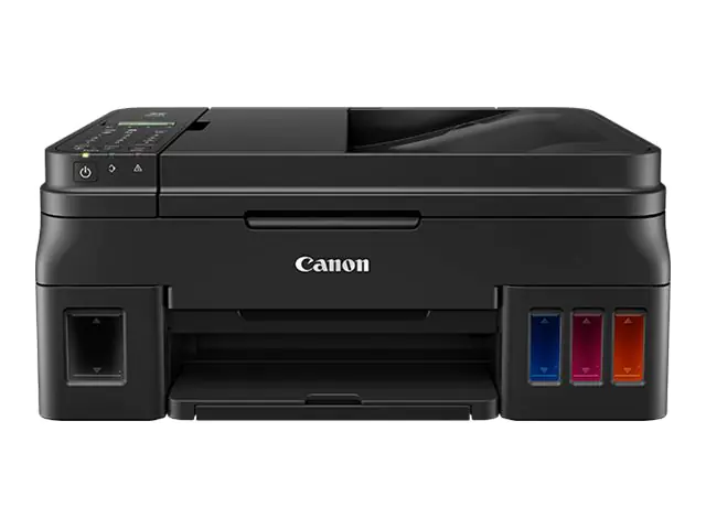 Canon PIXMA G4511 - Multifunktionsdrucker - Farbe - Tintenstrahl - nachfüllbar - A4 (210 x 297 mm), Legal (216 x 356 mm) (Original) - A4/Legal (Medien) - bis zu 8.8 ipm (Drucken) - 100 Blatt - 33.6 Kbps - USB 2.0, Wi-Fi(n)