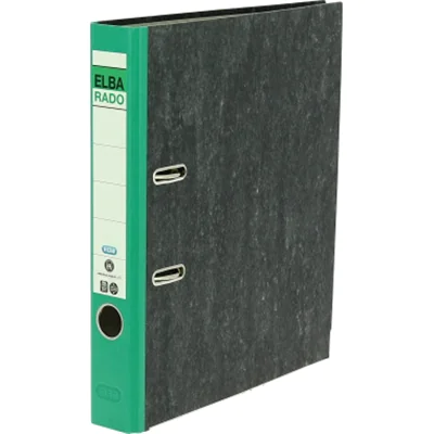 ELBA Ordner ELBArado 100555309 DIN A4 50mm Pappe grün ELBA Ordner ELBArado 100555309 DIN A4 50mm Pappe grün
