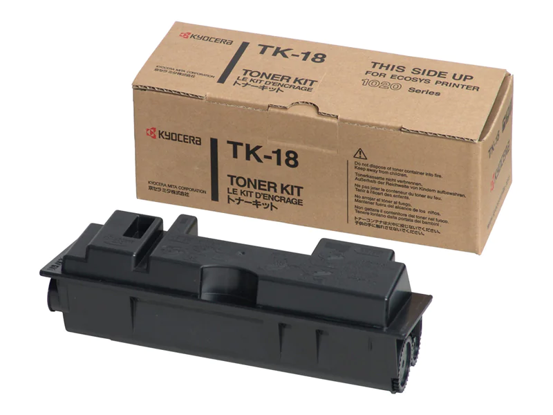 Kyocera TK 18 - Schwarz - Tonersatz 1T02FM0EU0