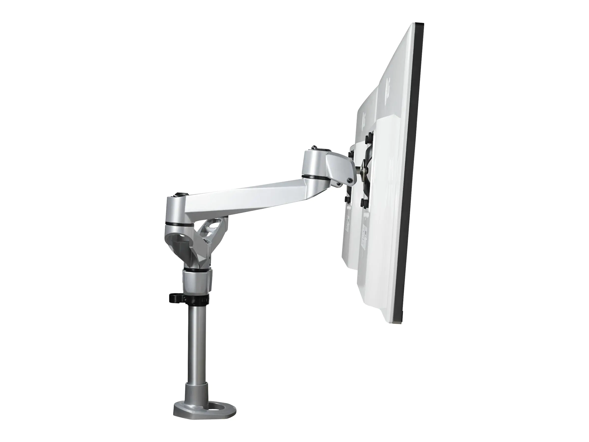 StarTech Doppelter Monitorarm für den Tisch - Premium Gelenkarm für Monitore - VESA Monitore bis 30" und 10 kg - höhenverstellbar/drehbar/neigbar/schwenkbar - Klemme/Durchführung (ARMDUALPS) - Befestigungskit - einstellbarer Arm - für 2 LCD-Displays
