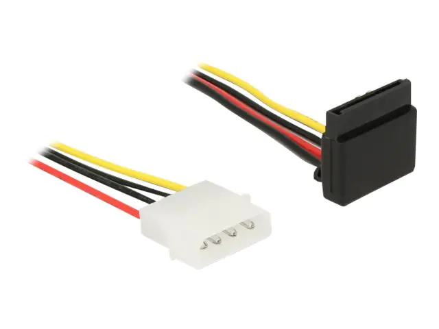 Delock SATA 15 pin receptacle > 4 pin Molex male metal - Netzteil - SATA-Stromstecker (R) 85513