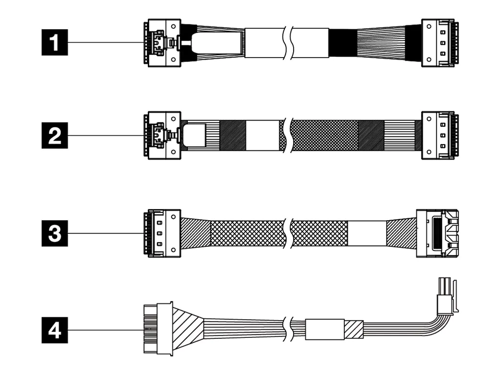Lenovo Speicherkabelkit - für 2,5" Chassis
