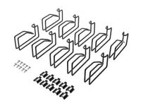 HPE for D-rings - Rack - Kabelführungssatz - für HPE 22U 600mmx1075mm, 600mm, 800mm, 800mm x1075mm