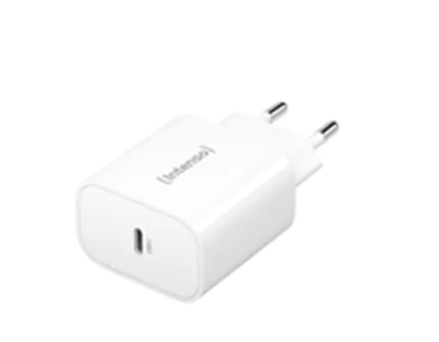 Intenso W20C - Netzteil - 20 Watt - 3 A - PD 3.0, QC 4.0, PD/PPS (24 pin USB-C) - weiß Intenso W20C - Netzteil - 20 Watt - 3 A - PD 3.0, QC 4.0, PD/PPS (24 pin USB-C) - weiß