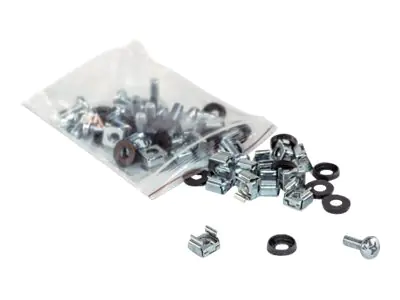 Intellinet Schraubensatz, 100er-Pack - Schrauben, Muttern und Unterlegscheiben für Rack