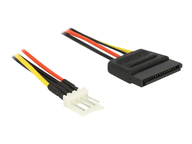 DeLOCK - Stromkabel - 4-Pin-Mini-Stromversorgungsstecker (M) bis SATA-Stromstecker (M) - 24 cm