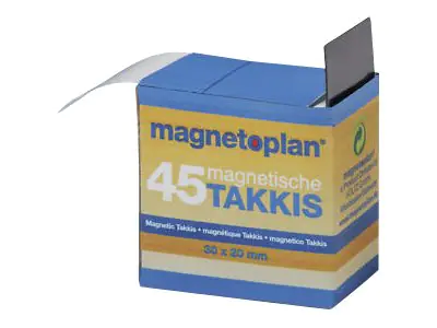 magnetoplan Magnetpads Takkis 15503 sk 30x20x0,4mm 45 St./Pack.