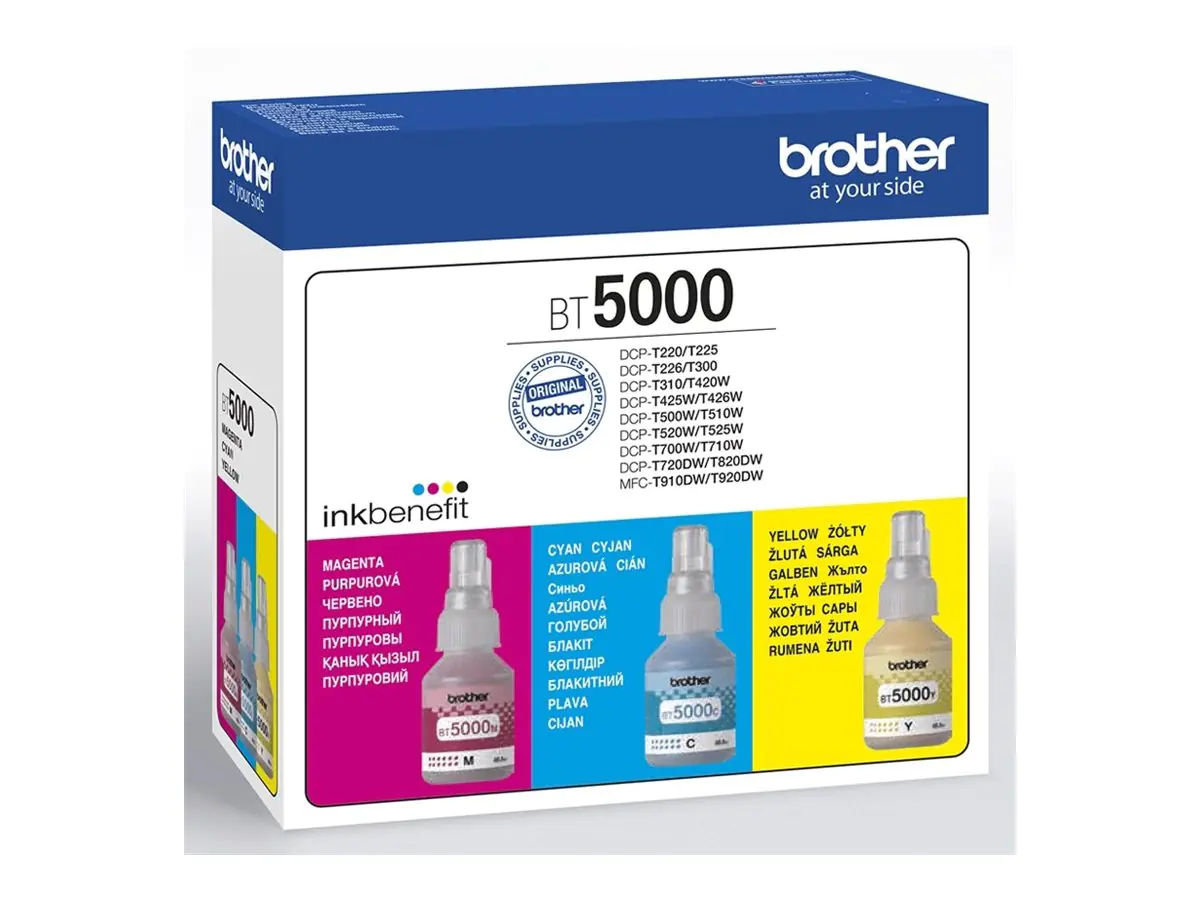 Brother BT5000CL Value Pack - 3er-Pack - 48.8 BT5000CLVAL