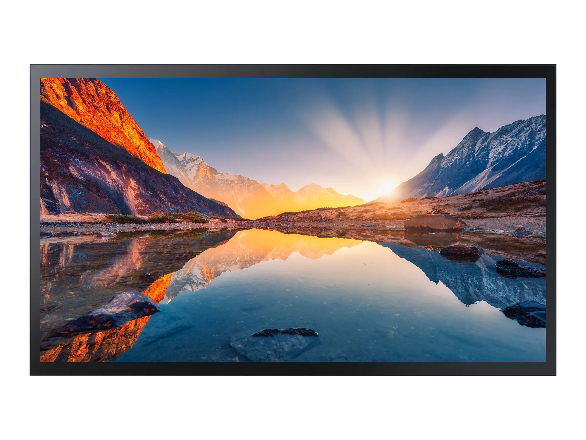 Samsung QM55B-T - 138 cm (55") Diagonalklasse QMB Series LCD-Display mit LED-Hintergrundbeleuchtung - Digital Signage - mit Touchscreen - Tizen OS - 4K UHD (2160p) 3840 x 2160