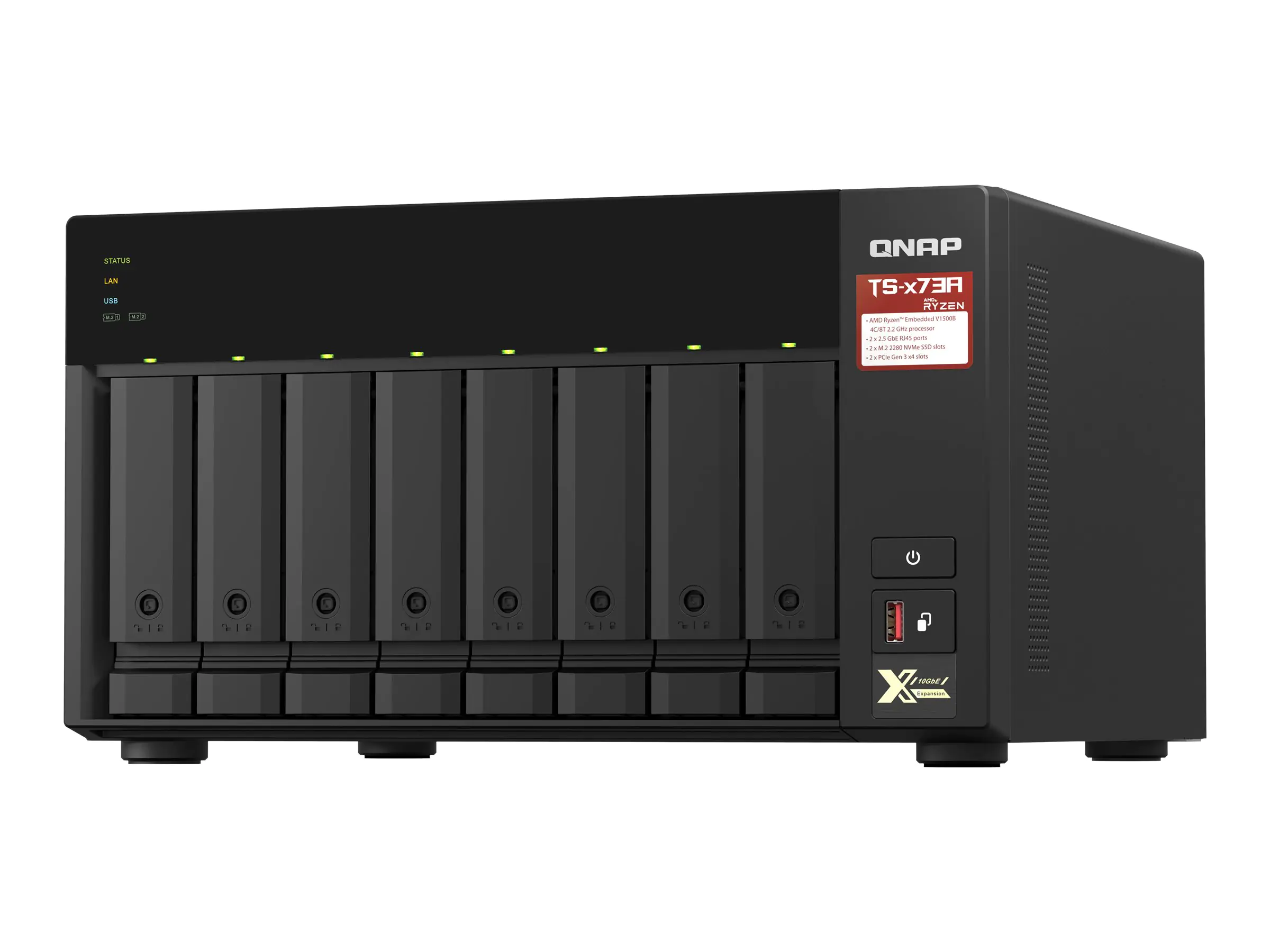 QNAP TS-873A - NAS-Server - 8 Schächte - SATA TS-873A-8G