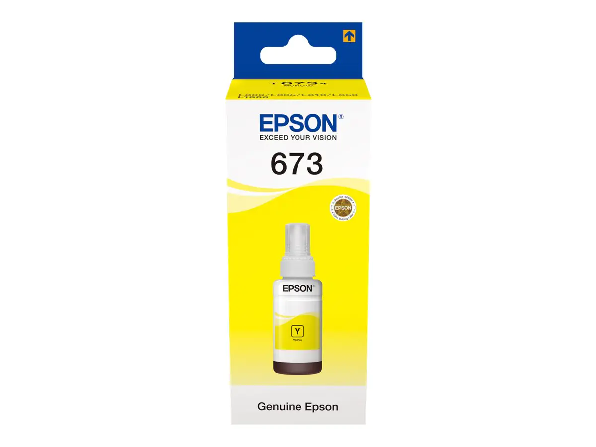 Epson T6734 - 70 ml - Gelb - original - Nachfülltinte - für Epson L1800, L800, L805, L810, L850; EcoTank L1800