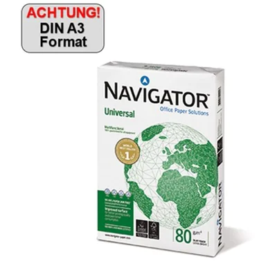 Navigator Kopierpapier Universal 8247B80B DIN A3 80g 500 Bl./Pack. Navigator Kopierpapier Universal 8247B80B DIN A3 80g 500 Bl./Pack.