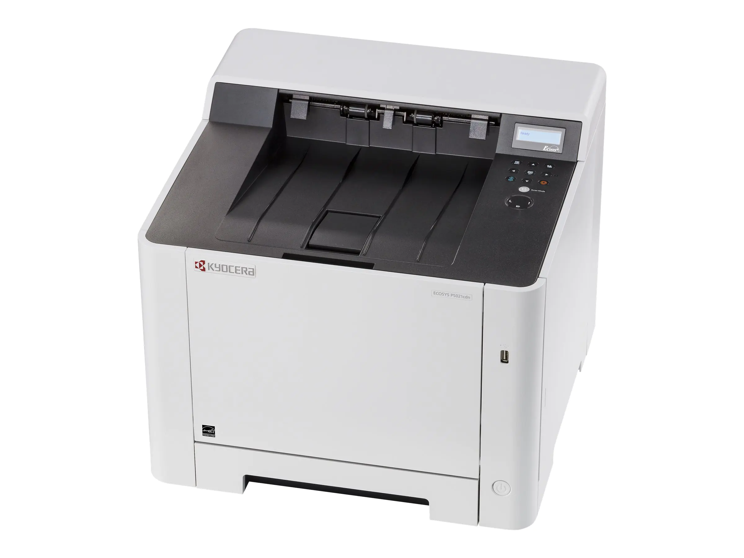 Kyocera ECOSYS P5021cdn/KL3 - Drucker - Farbe - Duplex - Laser - A4/Legal - 9600 x 600 dpi - bis zu 21 Seiten/Min. (einfarbig)/ bis zu 21 Seiten/Min. (Farbe) - Kapazität: 300 Blätter - USB 2.0, Gigabit LAN, USB-Host - mit 3 Jahre KYOlife