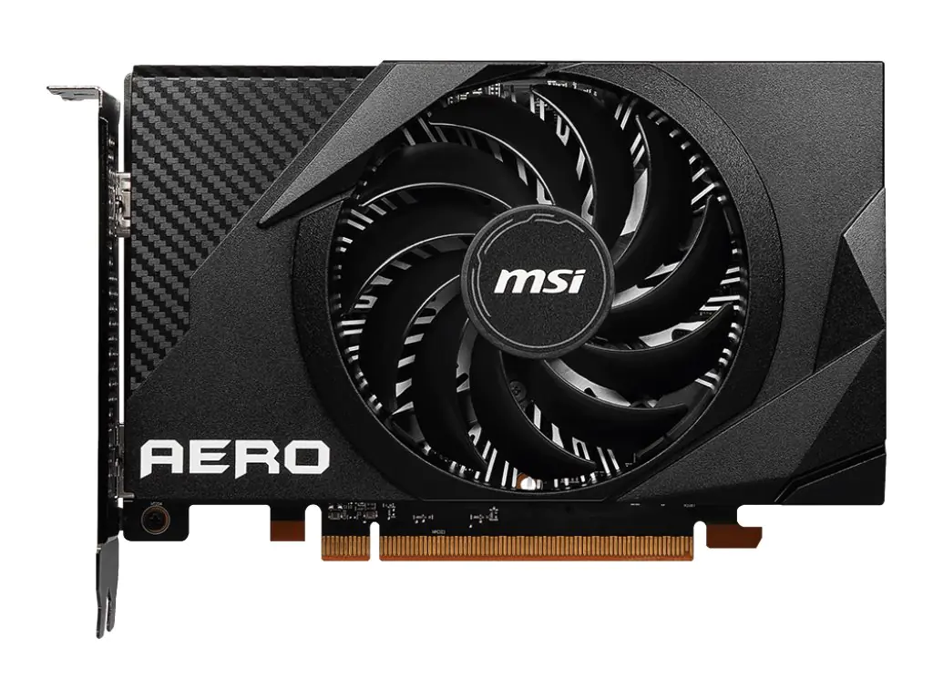 MSI Radeon RX 6400 AERO ITX 4G - Grafikkarten - Radeon RX 6400 - 4 GB GDDR6 - PCIe 4.0 x4 - HDMI, DisplayPort