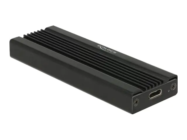 Delock Speichergehäuse - M.2 Card USB 3.1 (Gen 2) Schwarz - 42600