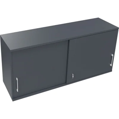 Aufsatz Schiebetürenschrank 2OH B1600xT442xH736mm Lavagrau Aufsatz Schiebetürenschrank 2OH B1600xT442xH736mm Lavagrau