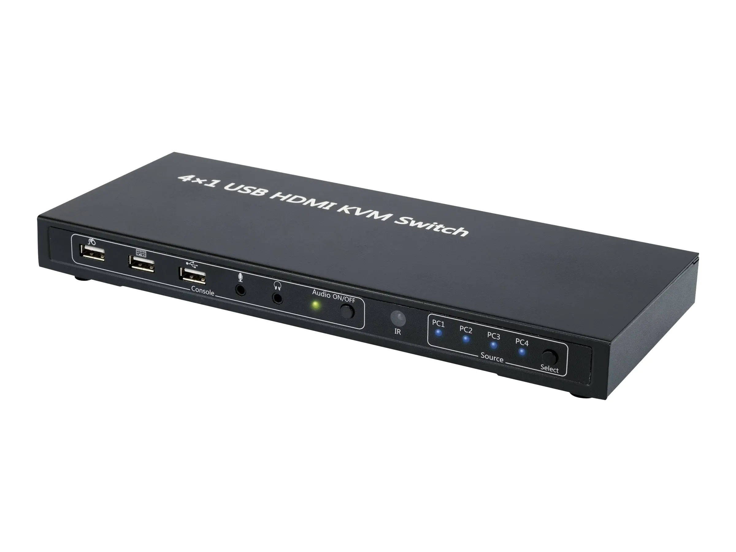 Conrad Electronic SE SpeaKa Professional - KVM- /Audio-Switch - 4 x
