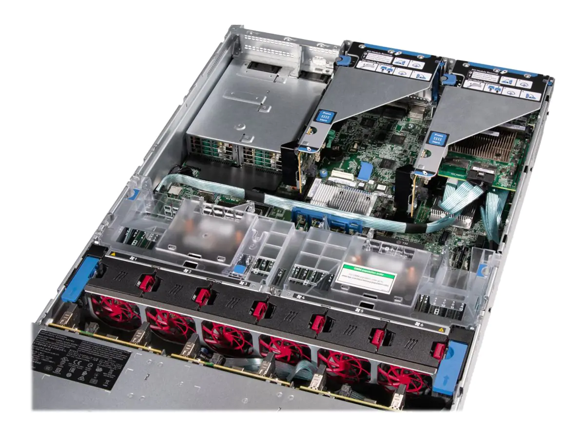 HPE ProLiant DL380 Gen10 SMB Networking Choice - Server - Rack-Montage - 2U - zweiweg - 1 x Xeon Gold 5218R / 2.1 GHz - RAM 32 GB - SATA - Hot-Swap 6.4 cm (2.5") Schacht/Schächte - keine HDD - 10 GigE - Monitor: keiner