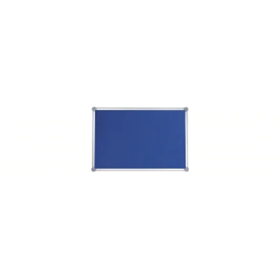 MAUL Pinnwand MAULpro 2000 Maße der Oberfläche: 120 x 90 cm (B x H) Wandhalterungen, Schrauben, Dübel Textil Material des Rahmens: Aluminium, eloxiert blau