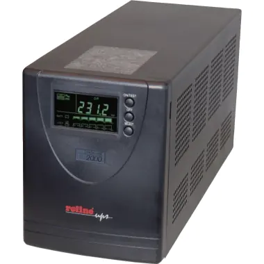 ROLINE LineSecure II 2000 - USV - Wechselstrom 230 V - 1300 Watt - 2000 VA - RS-232, USB - Ausgangsanschlüsse: 6 - Schwarz