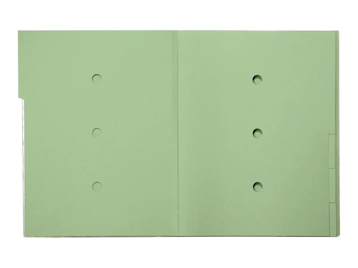Bene Ordnungsmappe 83600GN DIN A4 6Fächer PVC grün