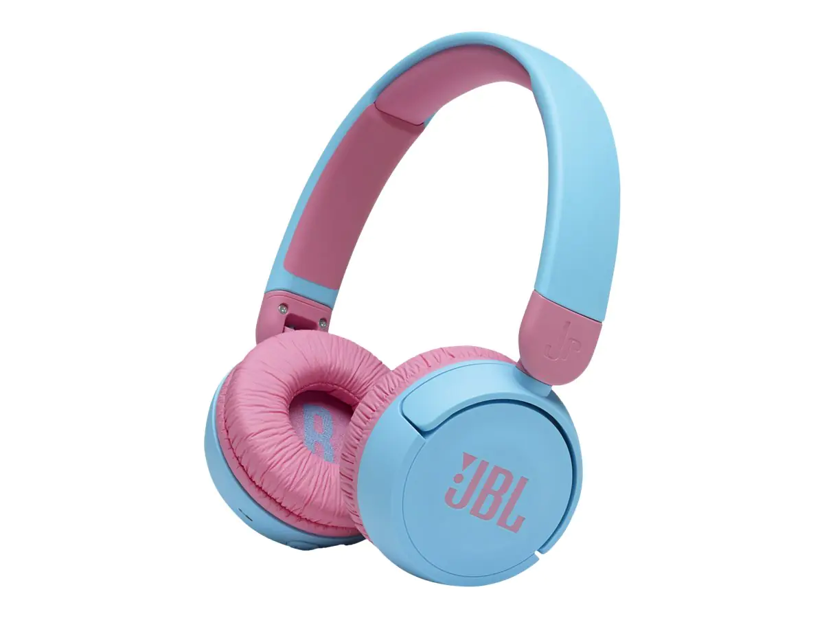 JBL Jr310BT - Kopfhörer mit Mikrofon - On-Ear - Bluetooth - kabellos - Blau