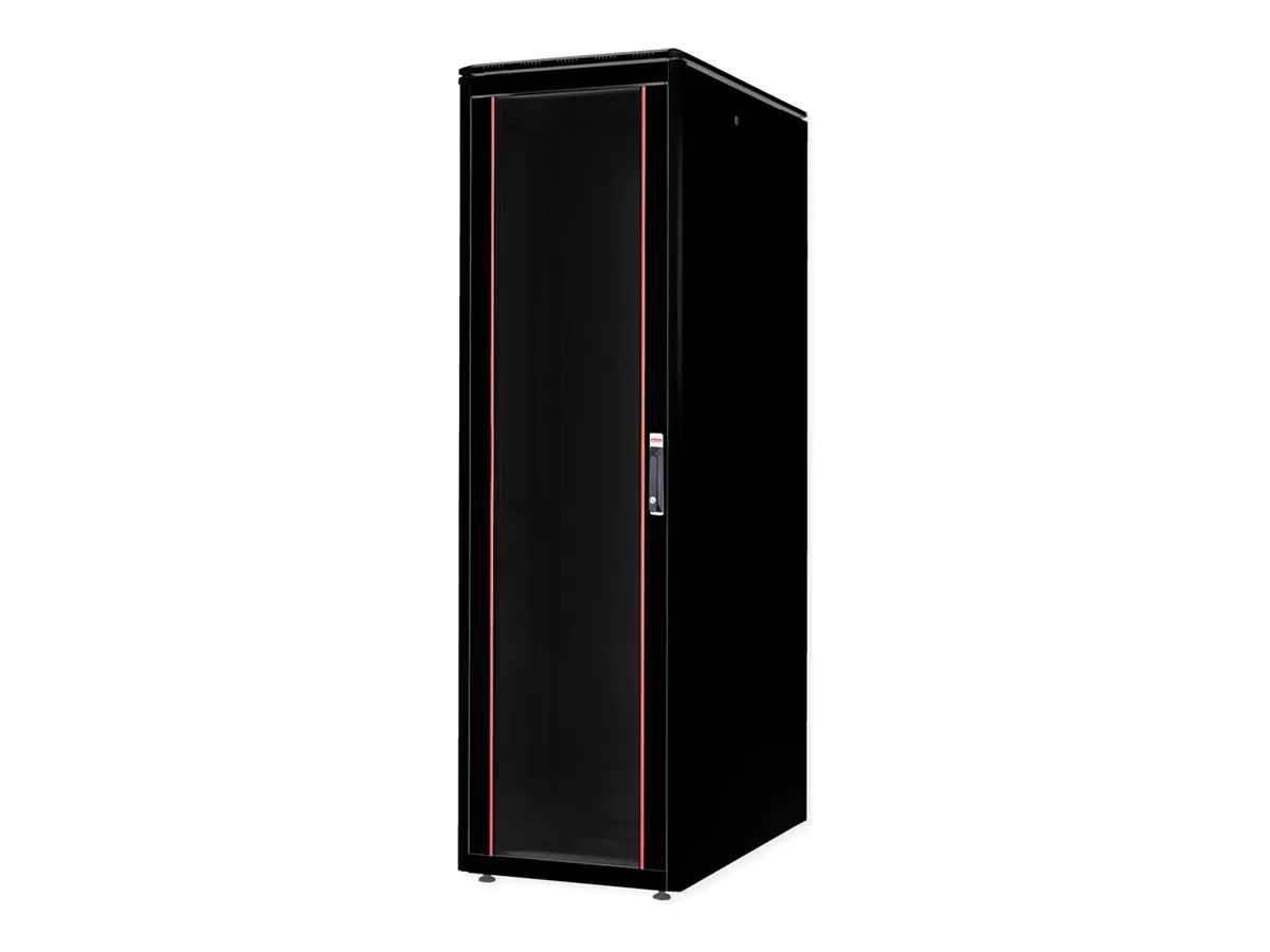 ROTRONIC-SECOMP Roline Pro - Schrank Netzwerkschrank - Jet Black, RAL 9005 - 47U - 48.3