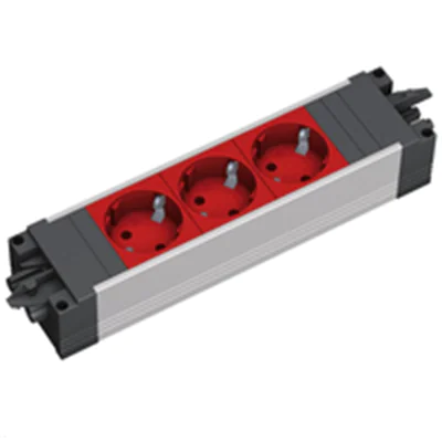 Bachmann Steckdosenleiste STEP ALU 3XCEE7/3 RTGST18I3 Bachmann Steckdosenleiste STEP ALU 3XCEE7/3 RTGST18I3